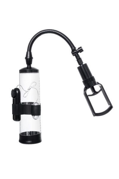 Механическая помпа с вибрацией Sexus Men Training Harald 20 см